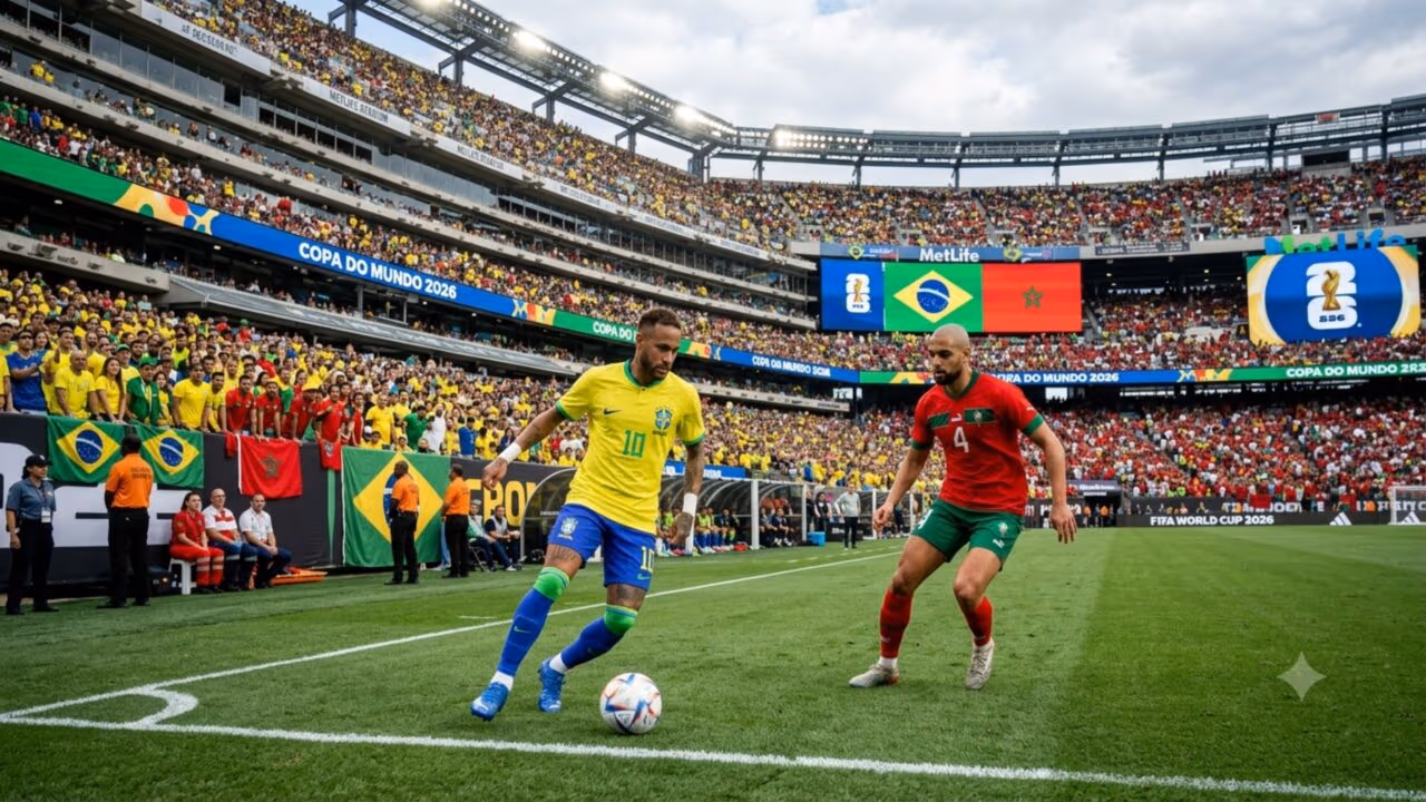 Brasil x Marrocos: Onde assistir a estreia da Seleção Brasileira na Copa do Mundo 2026