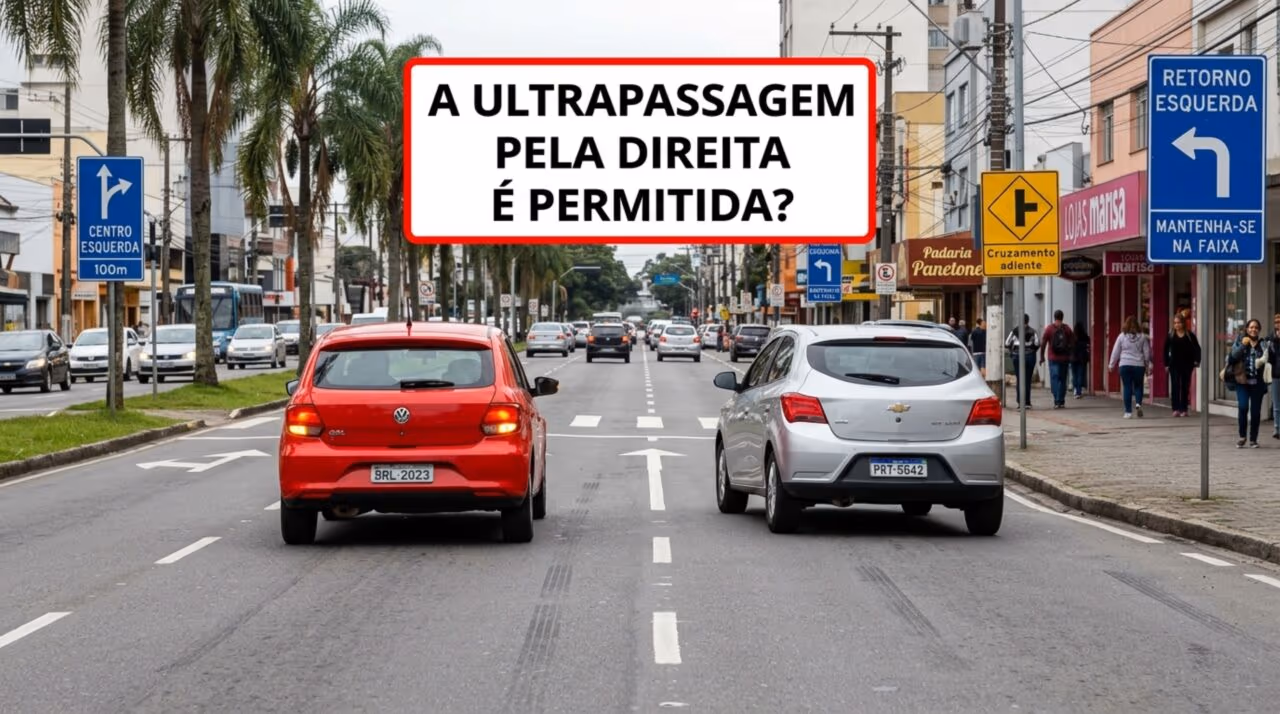 ”Ele me ultrapassou pela direita”: quem realmente está certo?