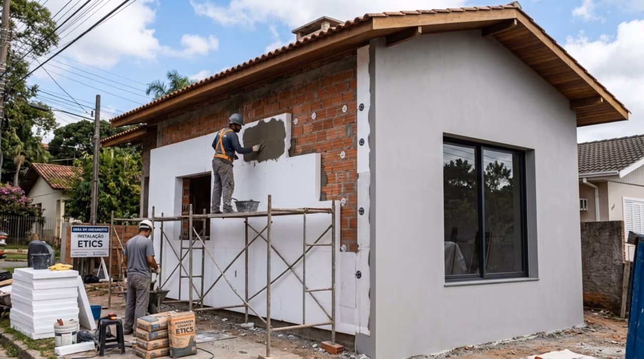 Adeus frio, calor e barulho: revestir sua casa com esse sistema europeu garante fachada eficiente sem precisar rebocar