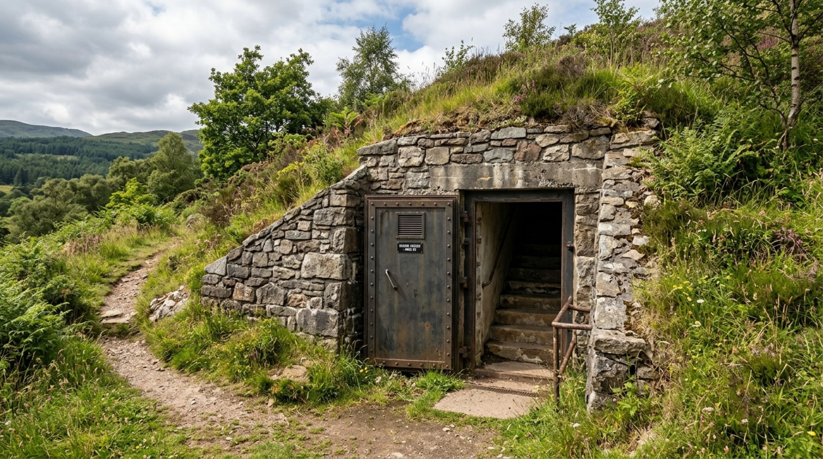 Homem gasta R$ 150 mil para construir bunker subterrâneo em 