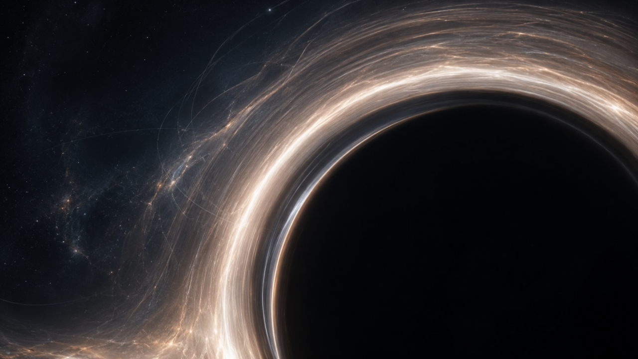 A fronteira invisível dos buracos negros pode esconder uma pista decisiva sobre o espaço-tempo