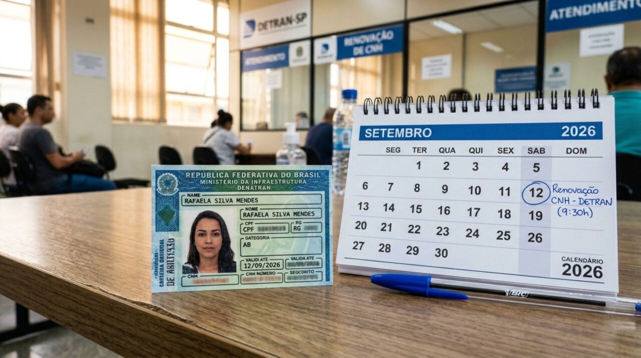 Motoristas com CNH vencida ganham prazo extra até setembro para regularizar o documento