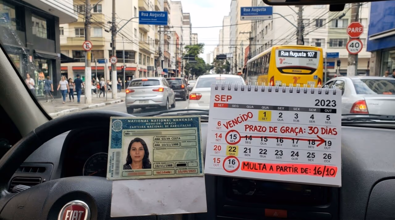 ”Minha CNH venceu”: até quando posso dirigir sem receber multa?