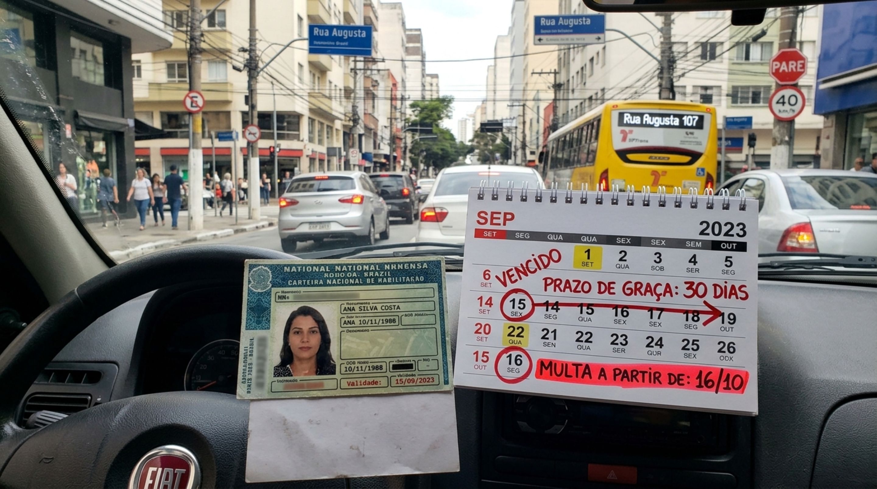 ”Minha CNH venceu”: até quando posso dirigir sem receber multa?