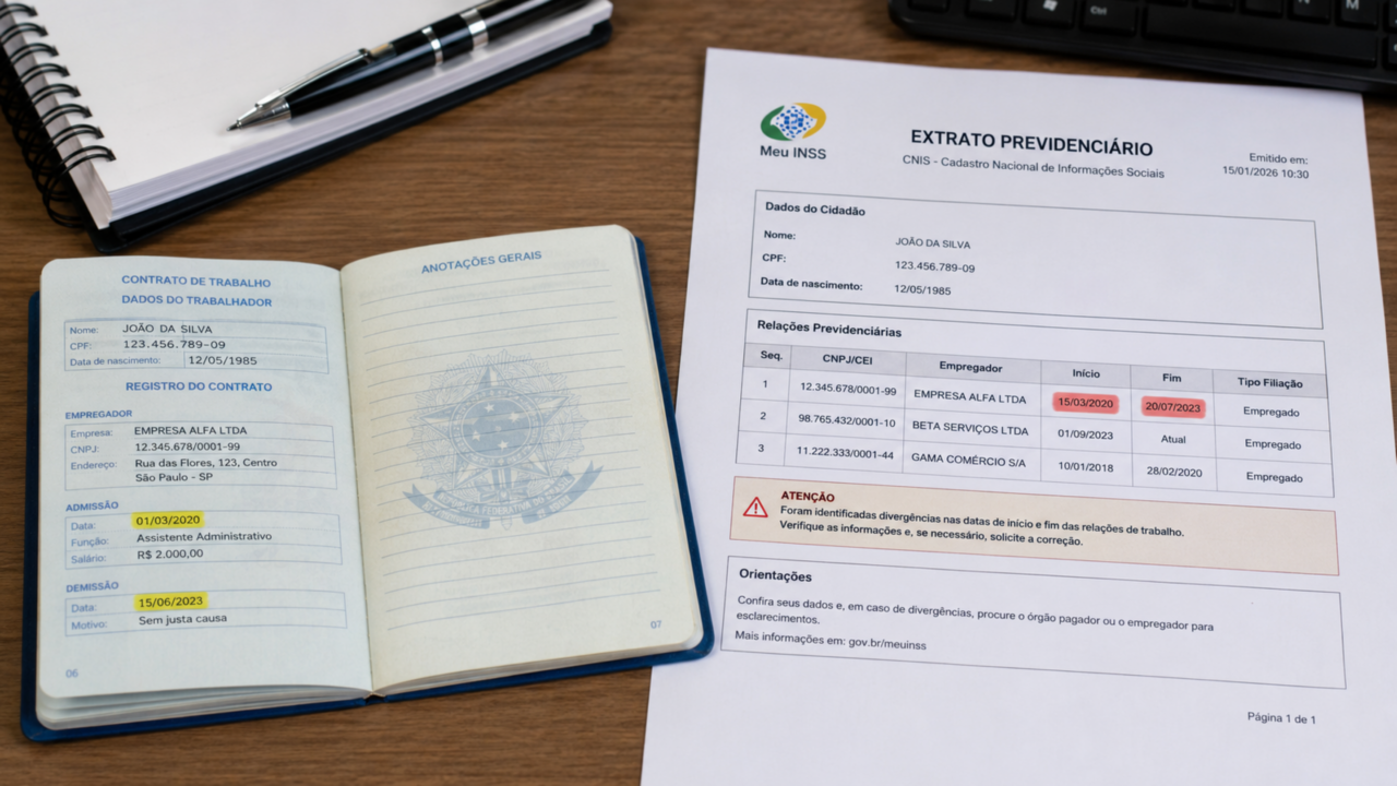 O erro no CNIS que pode derrubar sua aposentadoria mesmo após uma vida inteira de trabalho