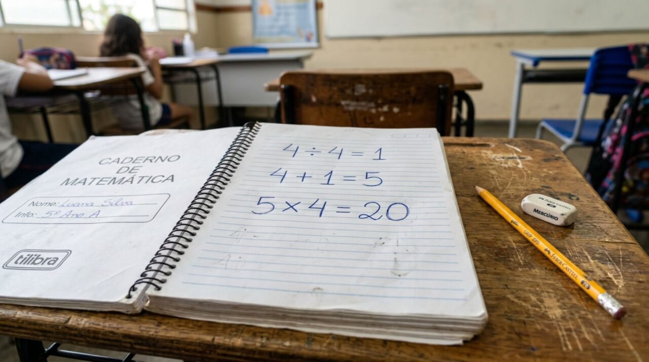 A conta (4 + 4 ÷ 4) × 4 parece brincadeira de criança, até todos errarem