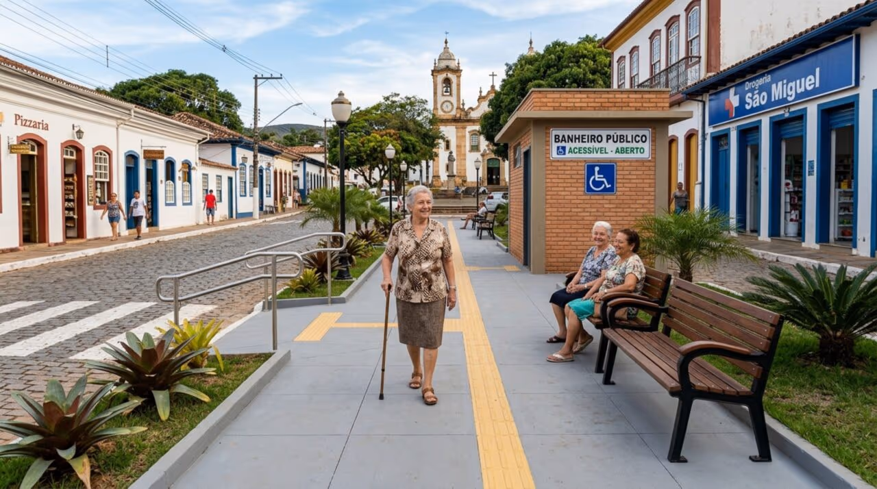 “Os moradores não estão saindo da cidade, estão indo para o cemitério”: bancos com braços, sem banheiros… esses pequenos municípios precisam se adaptar a uma população envelhecida