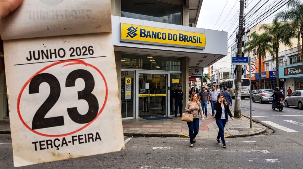 Bancos fecham dia 23/06, terça