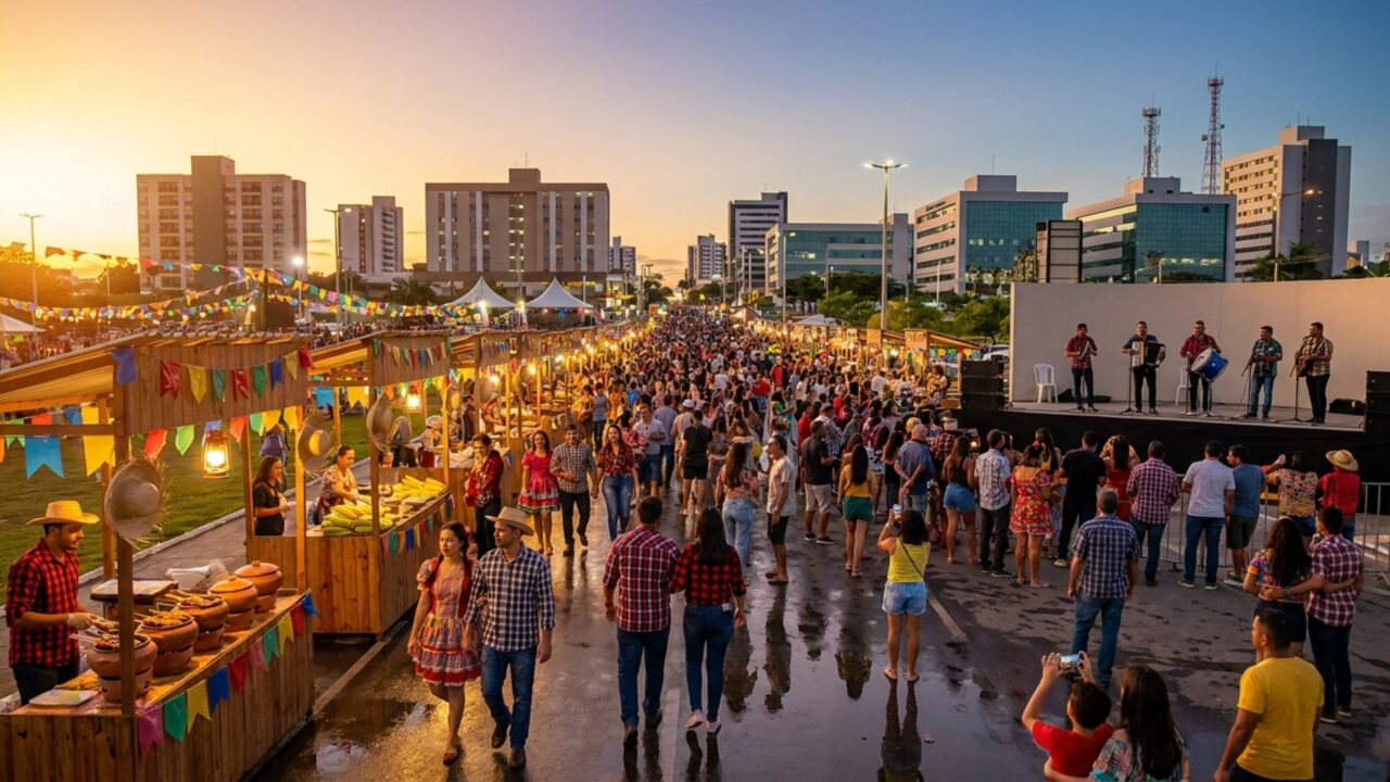 3,2 milhões de pessoas em 38 dias: a cidade nordestina que lidera em tecnologia no Brasil e faz o Maior São João do Mundo, que move mais de R$ 740 milhões