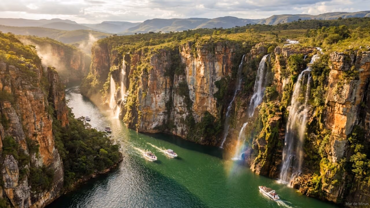 Paredões de quartzito e lago de 1.440 km²: o “Mar de Minas” que ninguém esperava encontrar no interior