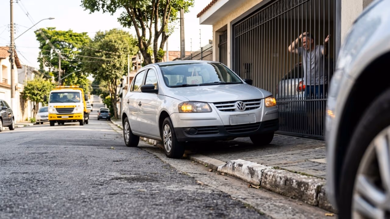 Motoristas que estacionam só por cinco minutos na guia rebaixada deveriam conhecer o Art. 181 do CTB