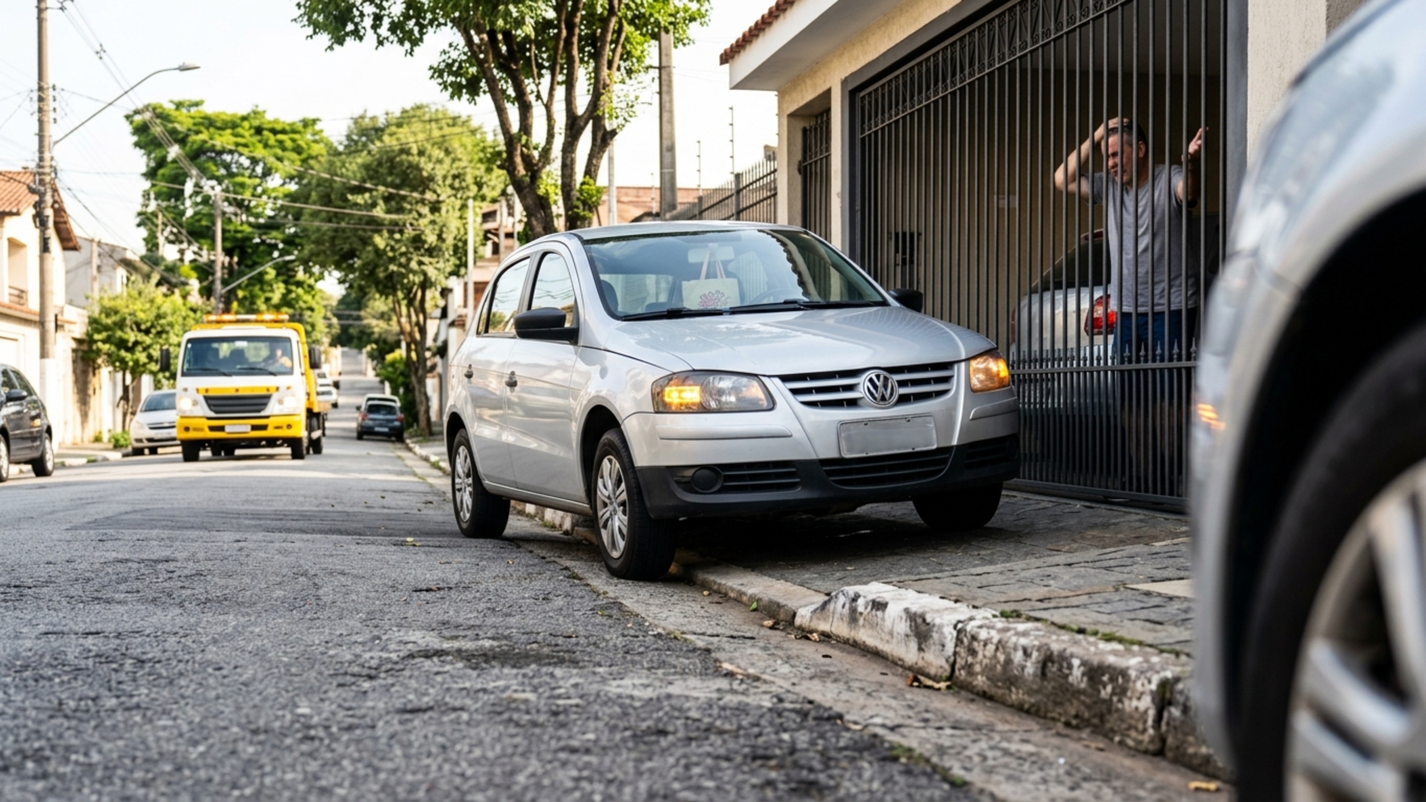 Motoristas que estacionam só por cinco minutos na guia rebaixada deveriam conhecer o Art. 181 do CTB
