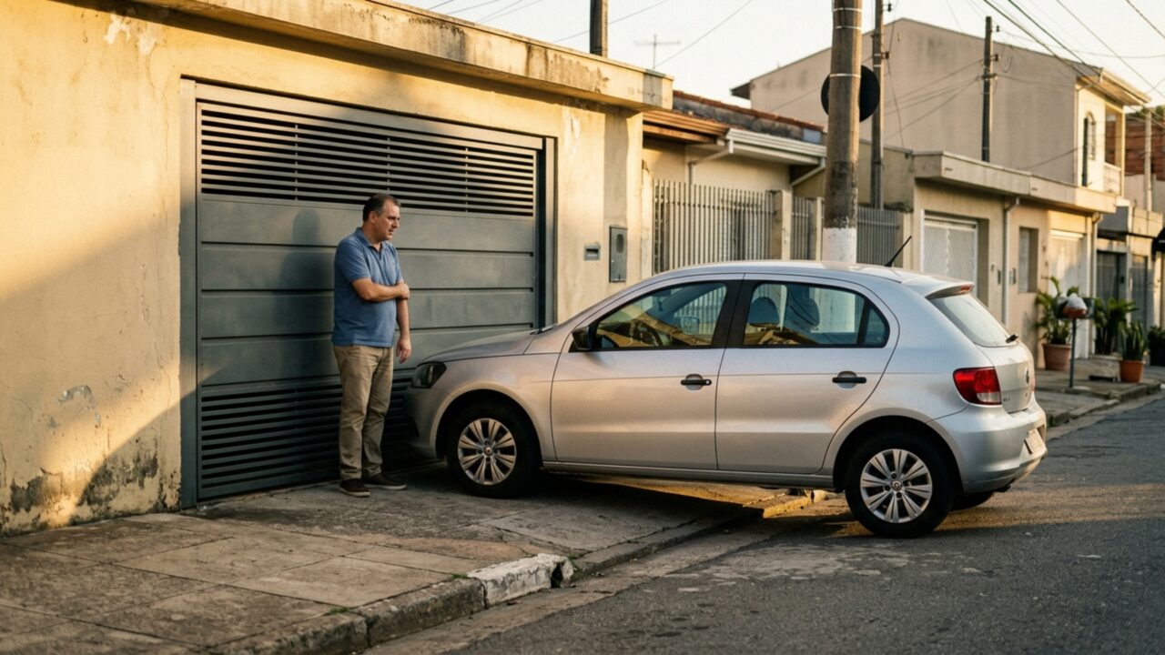O que a lei diz sobre estacionar na frente da própria garagem?