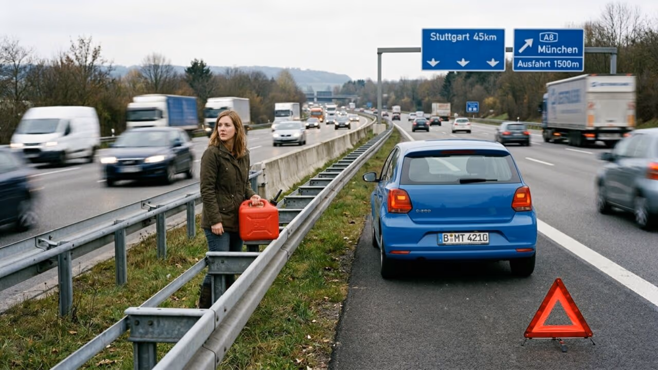 Proibido ficar sem combustível: A lei que suspende a carta por pura negligência no painel