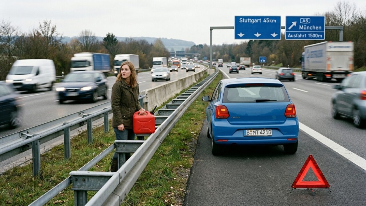Proibido ficar sem combustível: A lei que suspende a carta por pura negligência no painel