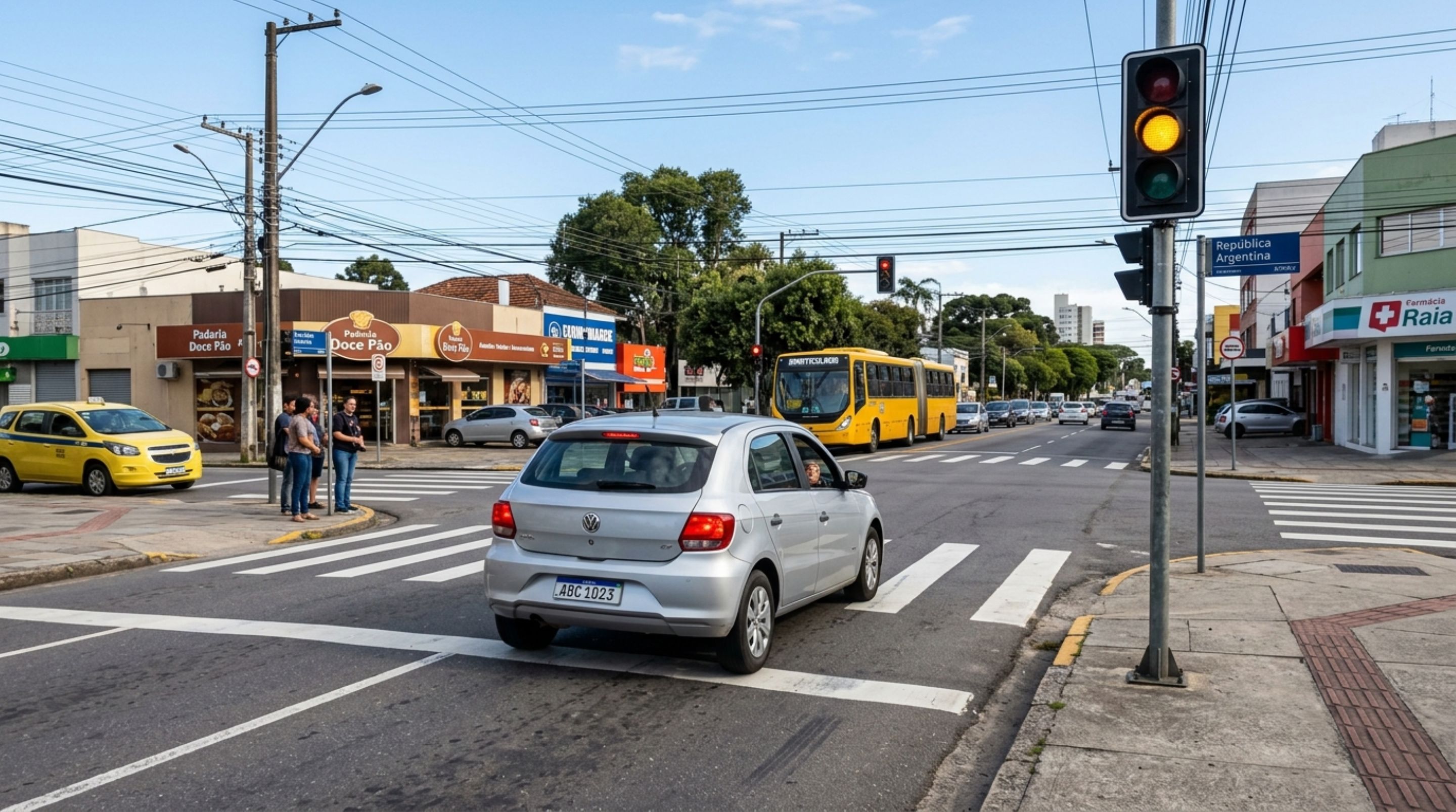 Câmera no semáforo pode registrar multa se o motorista cruzar o sinal amarelo?