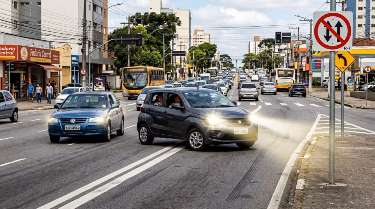 Multa por ultrapassar pela direita: quando é proibido e quando pode acontecer