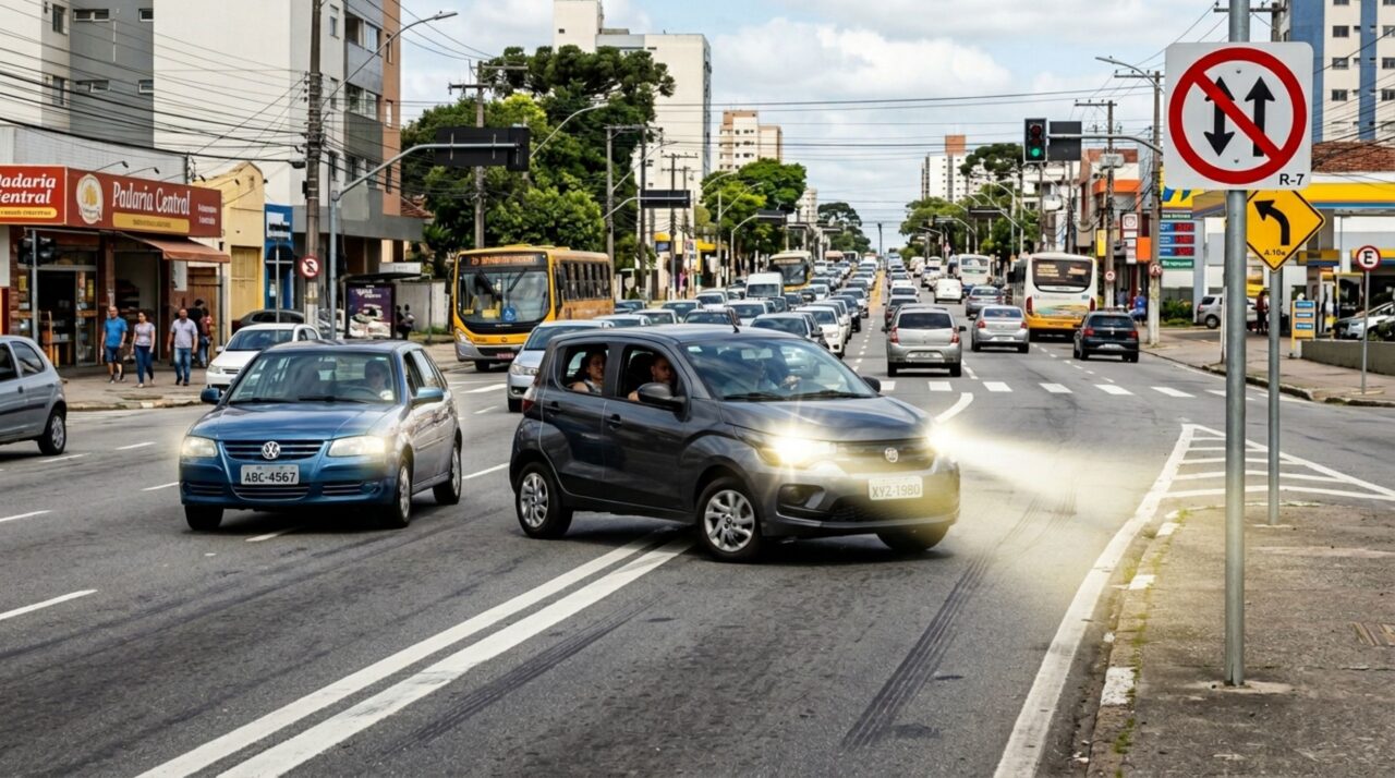 Multa por ultrapassar pela direita: quando é proibido e quando pode acontecer