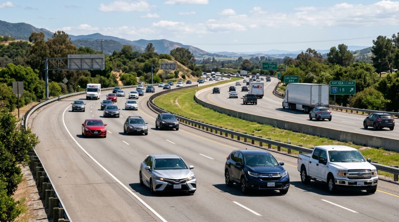 A multa por dirigir devagar demais na faixa da esquerda e o limite mínimo de velocidade.