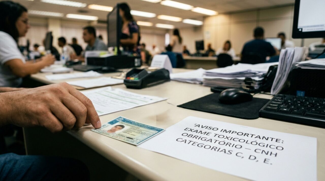 Quais substâncias podem impedir a emissão da CNH no exame toxicológico?