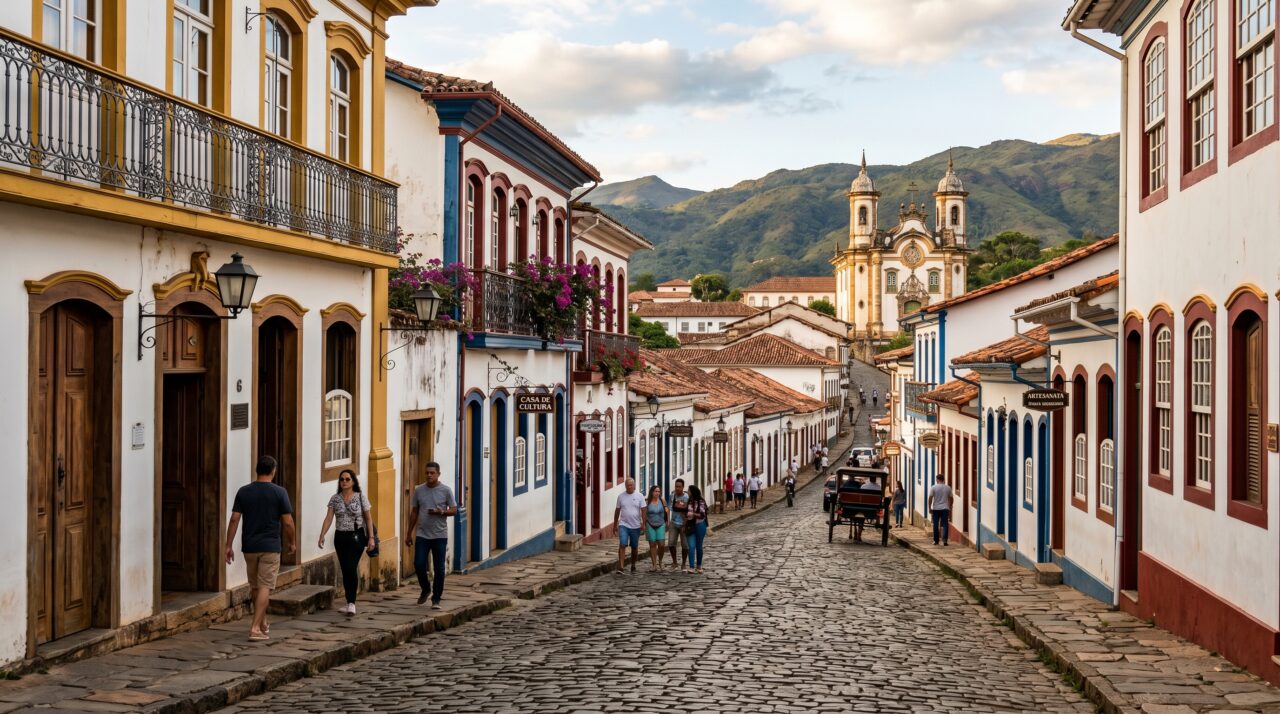 A cidade de 1718 com o maior complexo de igrejas barrocas preservadas e um clima de nostalgia contínua é o cenário ideal para apaixonados por arquitetura clássica e o turismo histórico em ladeiras de pedra