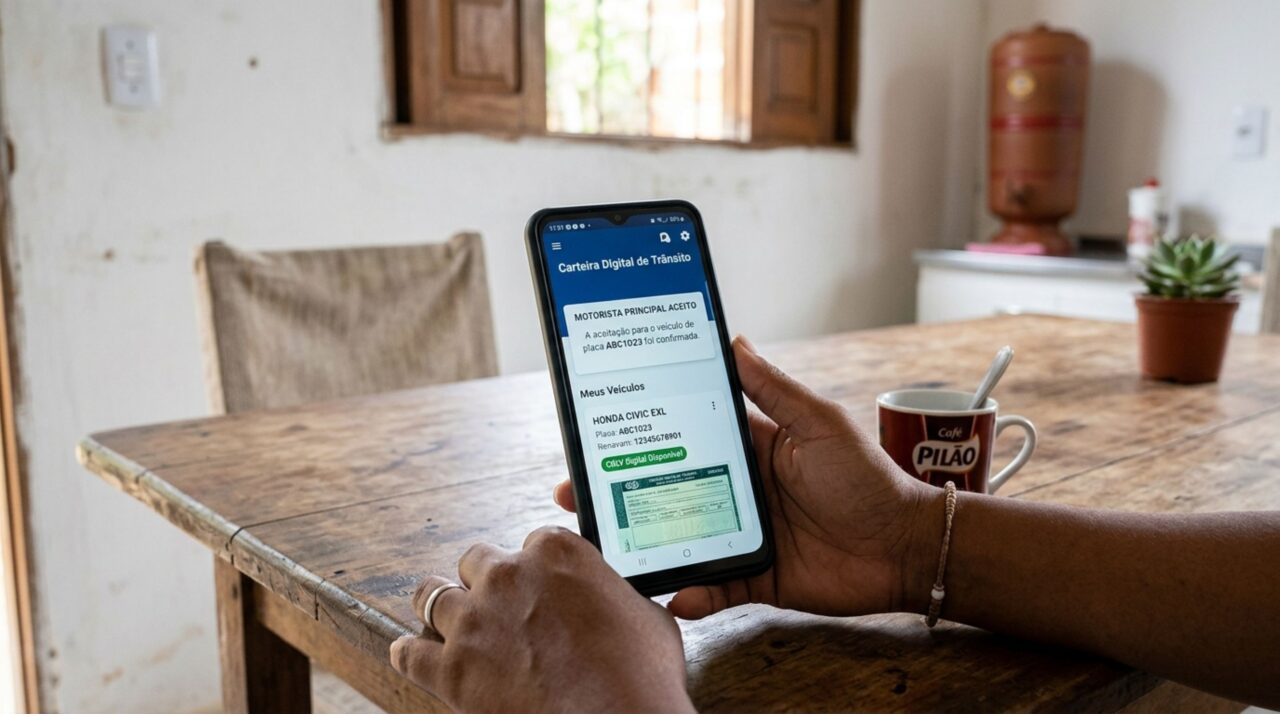 Como indicar o condutor principal no app CNH do Brasil e para que serve?