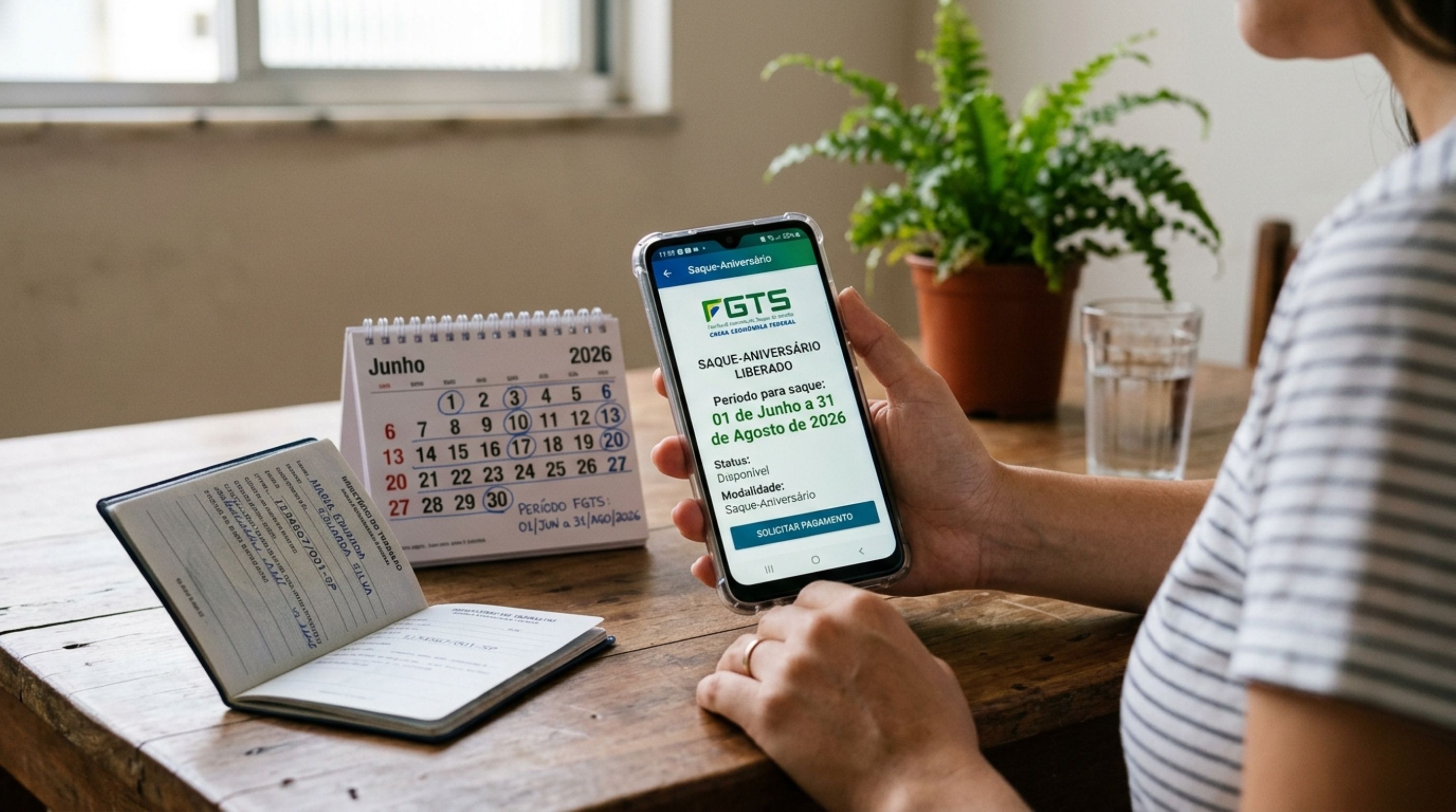 FGTS emite comunicado para trabalhadores nascidos em junho até 31 de agosto