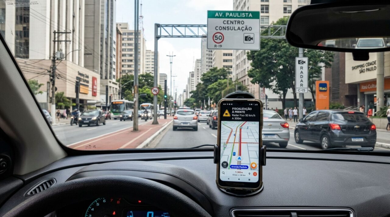 Motoristas que usam aplicativos de trânsito durante a condução precisam ficar atentos à multa grave