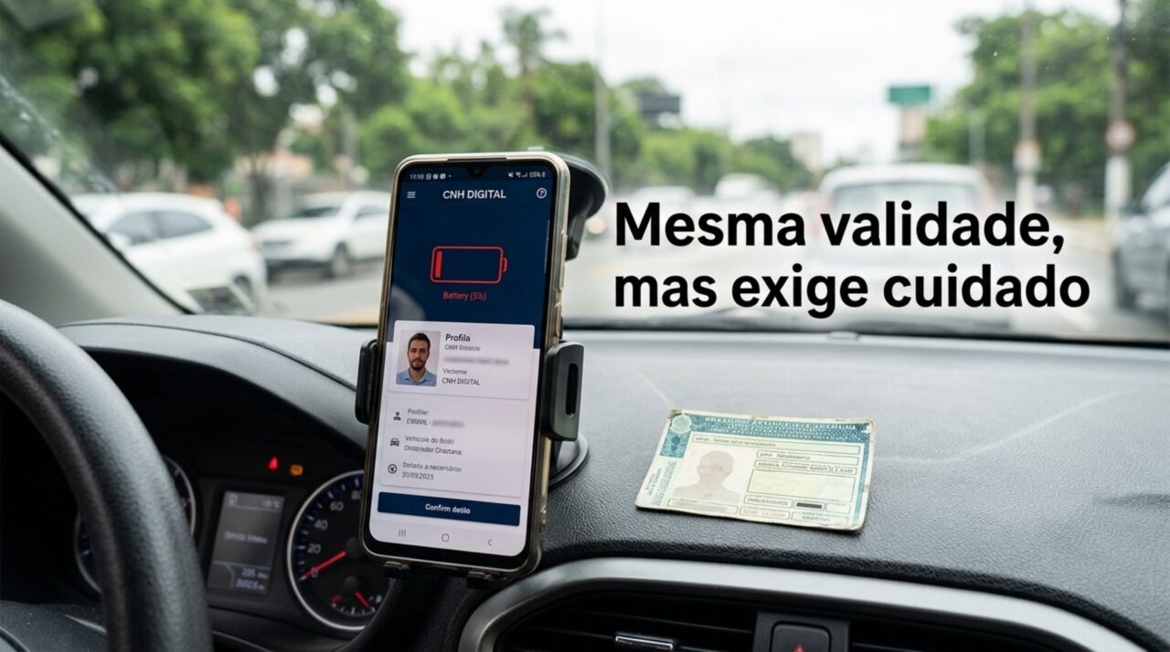 Tenho somente a CNH digital comigo: como sair dessa?