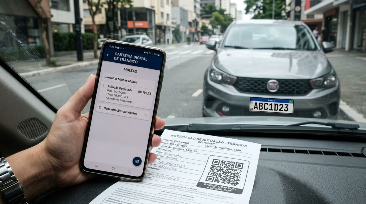Multa no para-brisa pode ser golpe: Detran-SP alerta motoristas