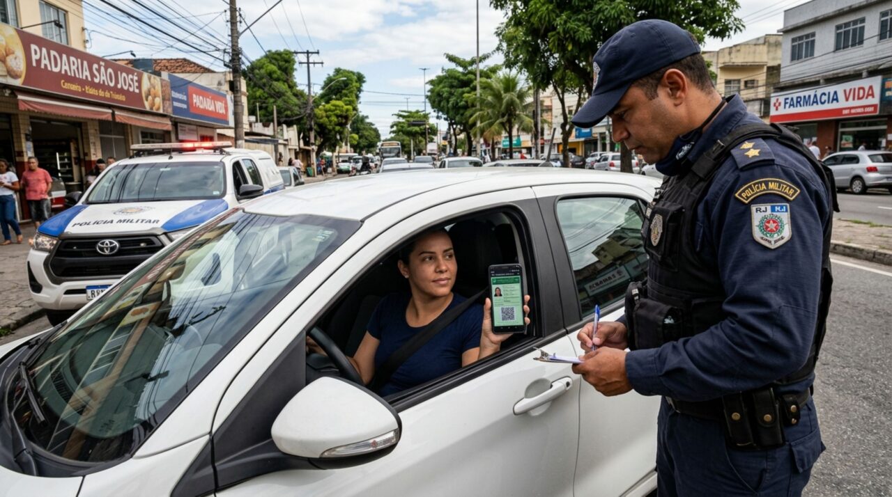 Possuo apenas a CNH digital: o que fazer na blitz?