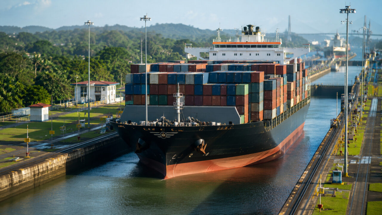 Quanto custa o inacreditável pedágio para um navio de carga atravessar o Canal do Panamá uma única vez?