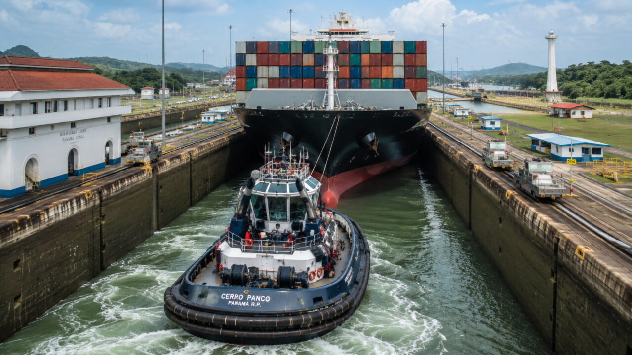 Quanto custa o inacreditável pedágio para um navio de carga atravessar o Canal do Panamá uma única vez?