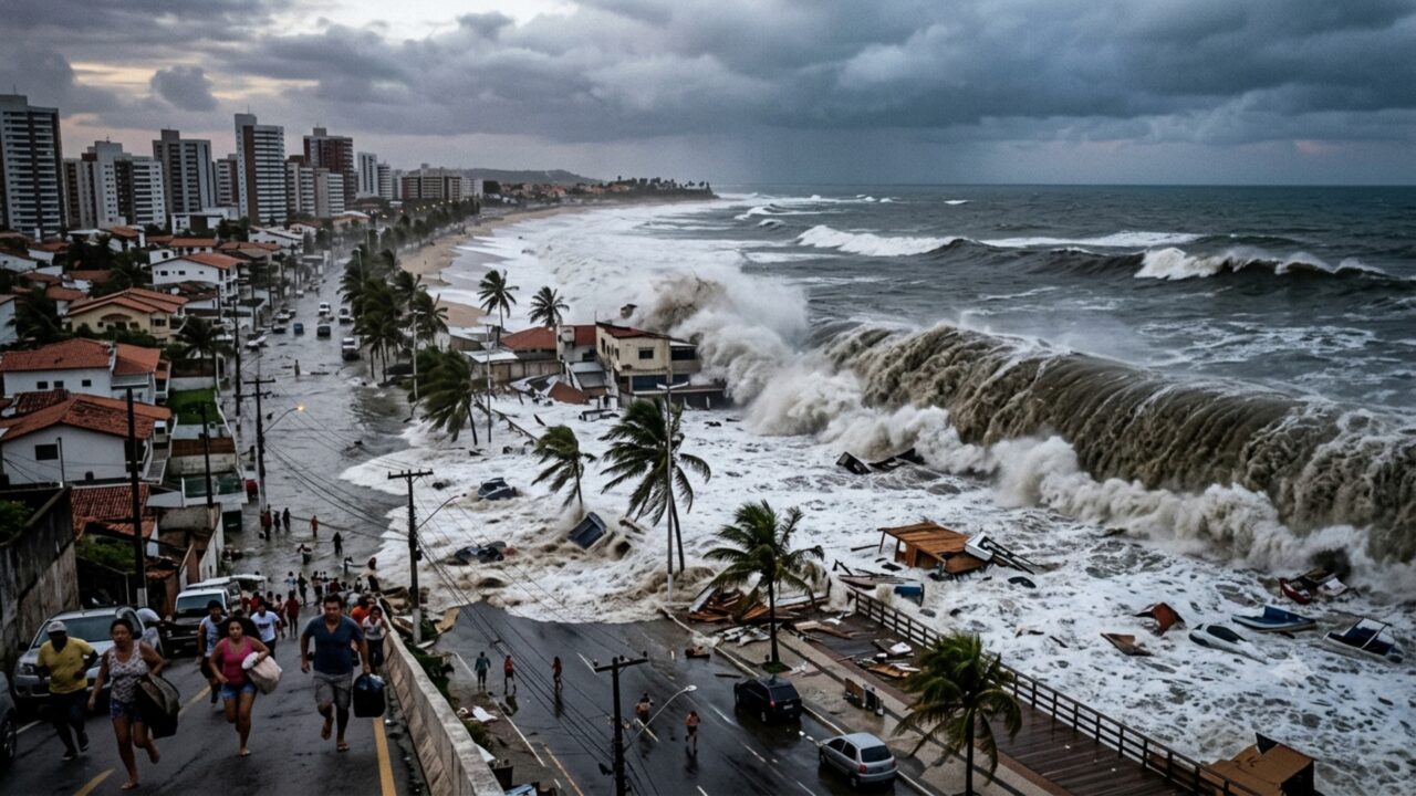 Chegada de tsunami é uma questão de tempo a probabilidade é de 100%, segundo a UNESCO