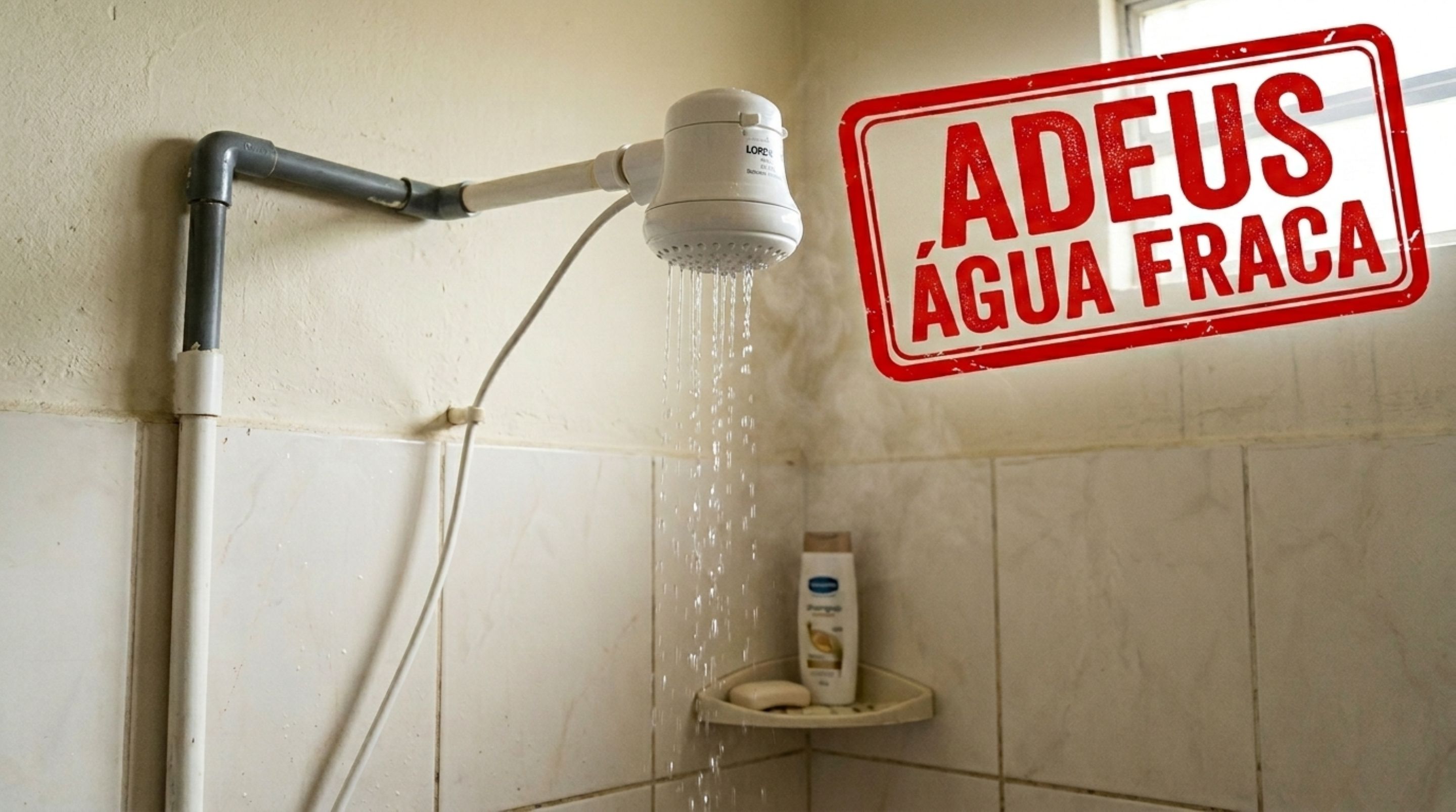 Adeus chuveiro fraco: como aumentar a pressão da água de casa com uma adaptação simples na tubulação