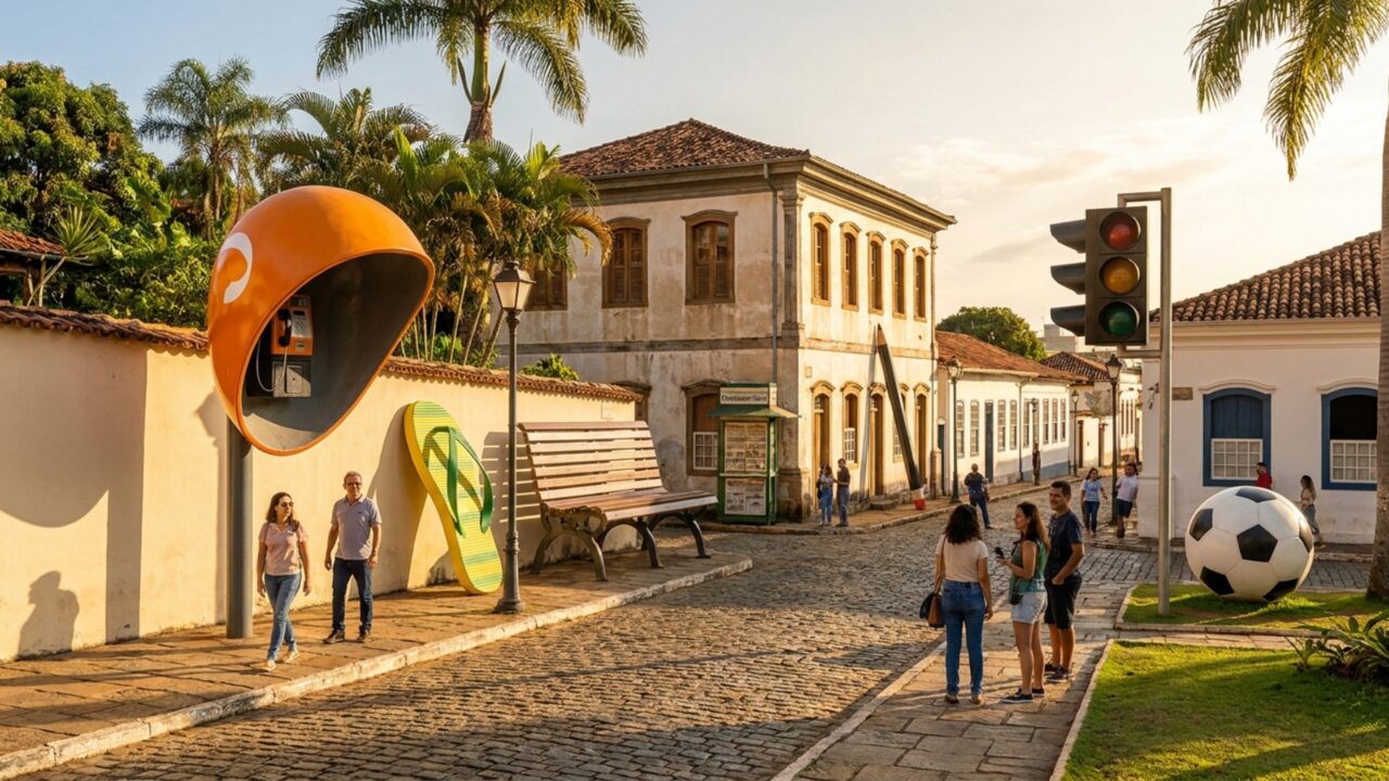 A Cidade dos Exageros a 100 km de São Paulo guarda uma rocha de 280 milhões de anos e o sobrado onde nasceu a República
