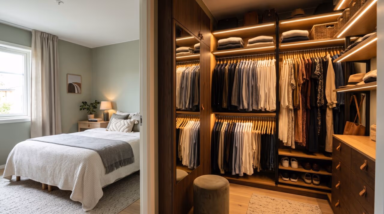 Quanto custa transformar um quarto vazio de 10 m² em um closet planejado dos sonhos em 2026?