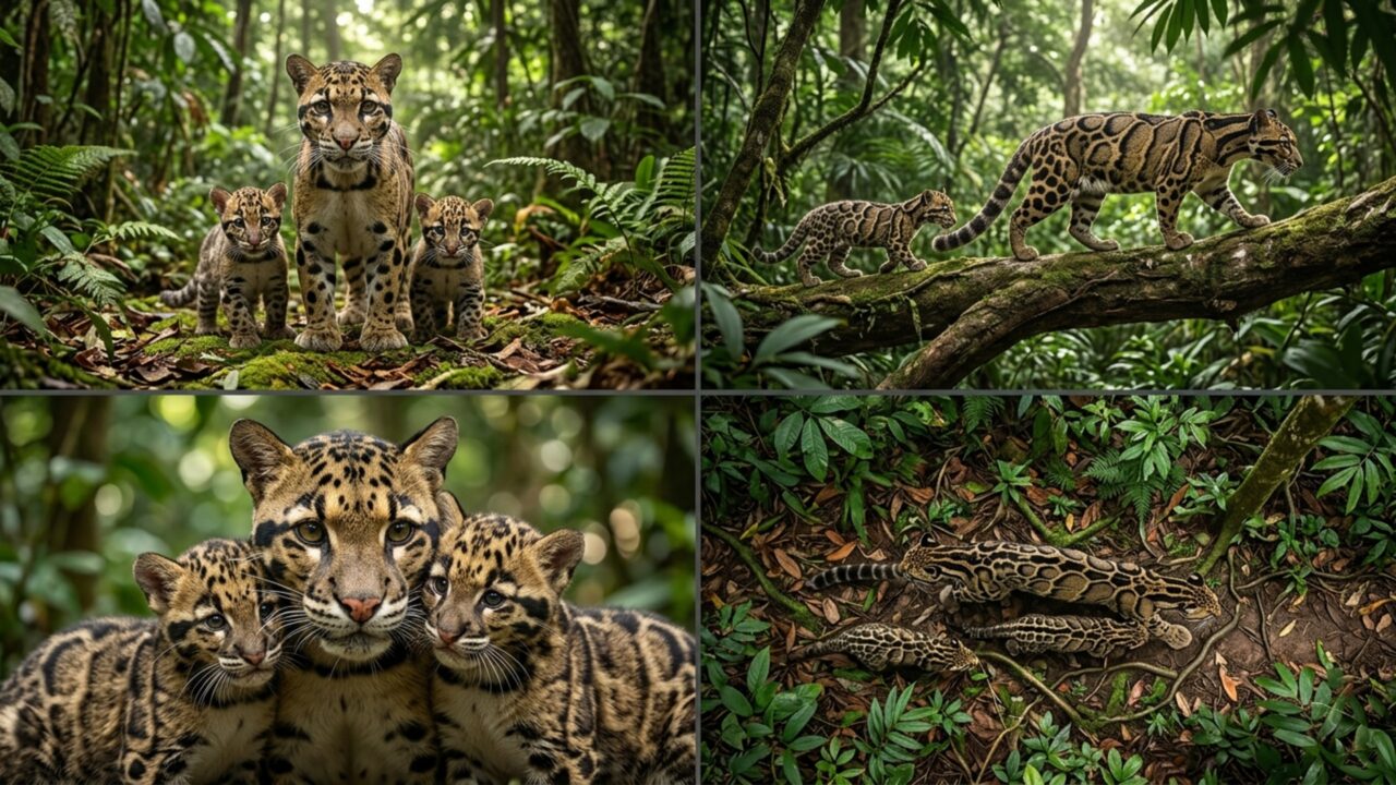 Pesquisadores celebram um marco esperançoso: a primeira aparição em anos do lendário leopardo-nublado