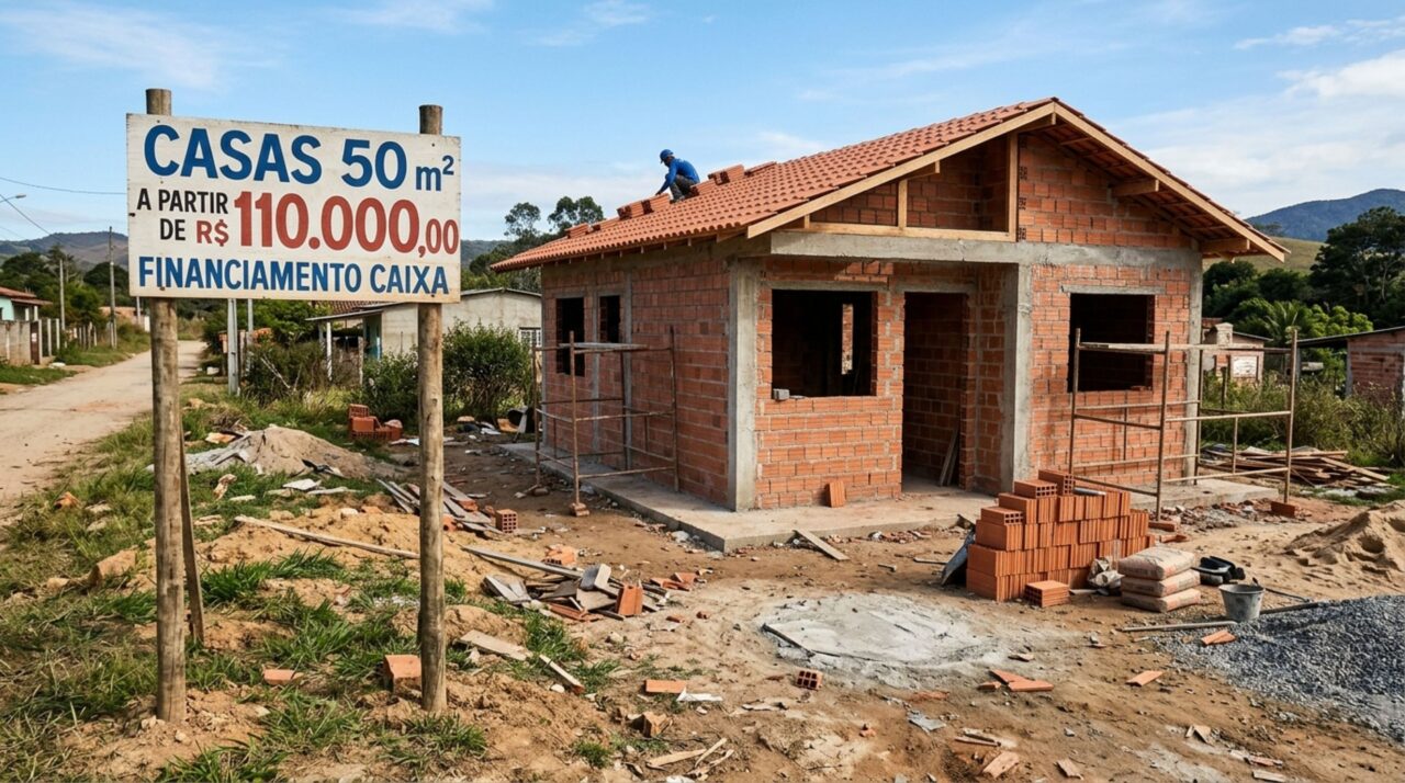 Quanto custa construir uma casa de 50 m² e como um modelo compacto pode surpreender no preço