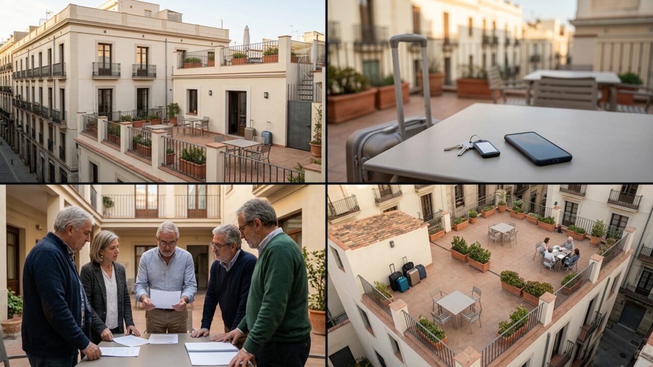Lei de condomínio estabelece que vizinho só pode usar o terraço comum para aluguel turístico com aprovação de todos os proprietários