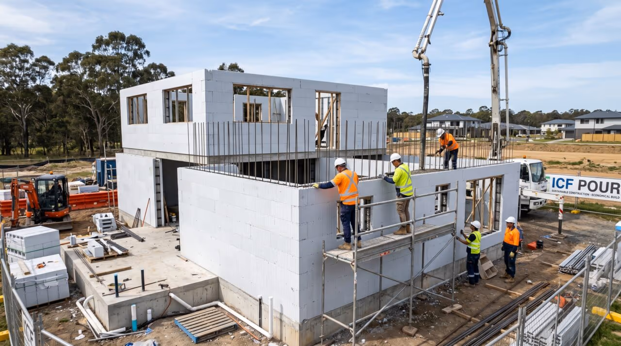 Pedreiro levanta casa inteira encaixando blocos de isopor como peças de Lego e garante isolamento térmico de geladeira gastando metade do preço