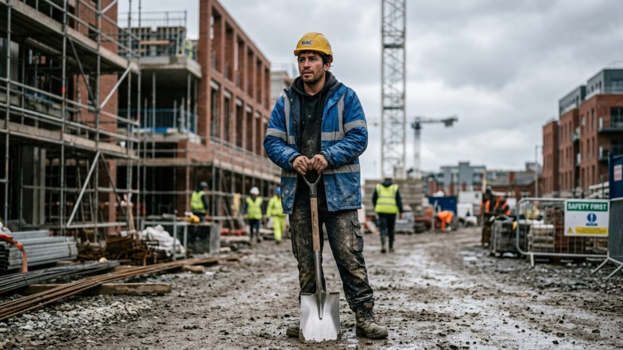 Carregar cimento nas obras da Irlanda paga R$ 21 mil e ofusca o esforço de nutricionistas diplomados