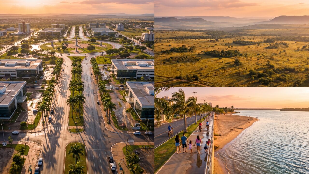 A capital mais jovem do Brasil nasceu em 1989 e abriga a maior praça da América Latina com qualidade de vida para todos seus moradores