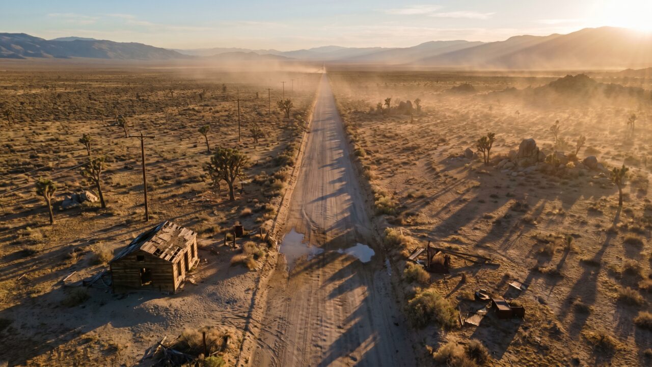 80 km em linha reta que ninguém sabe quem construiu: o enigma da estrada perdida no deserto americano
