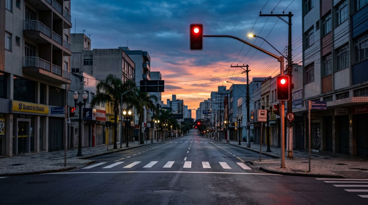 A legalidade e as multas ao avançar o sinal vermelho de madrugada por motivos de segurança.