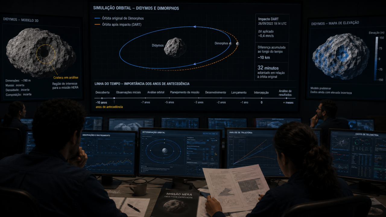 O dia em que a humanidade empurrou um asteroide no espaço e transformou defesa planetária em realidade