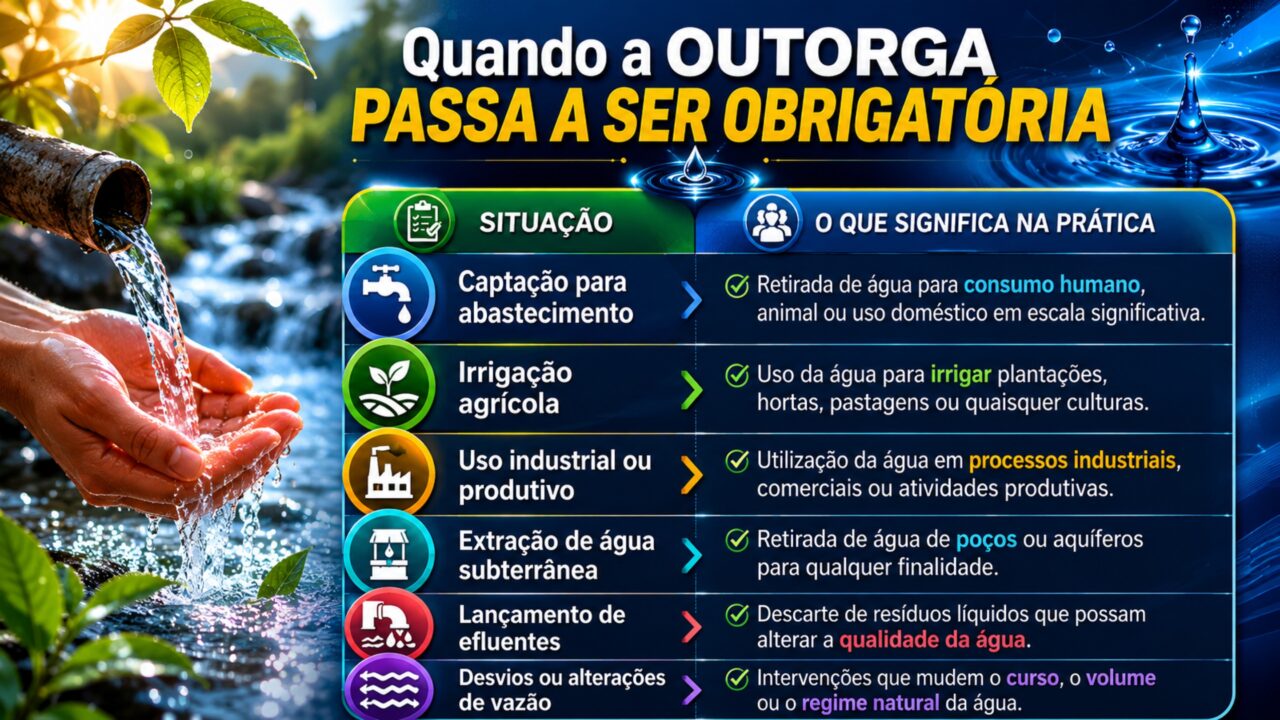 Descubra de quem é a água de uma nascente, poço ou rio dentro de uma propriedade e quando é preciso autorização para usar.