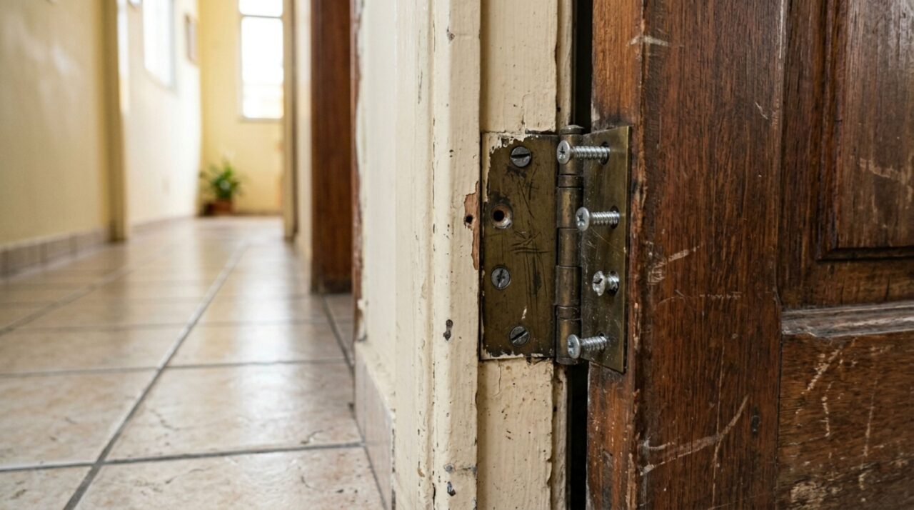 Adeus porta raspando no chão: como saber se é apenas um ajuste e quando indica problema estrutural