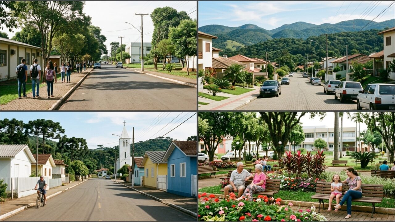 Longe das capitais badaladas: as 3 cidades brasileiras com qualidade de vida premiada que quase ninguém coloca na lista