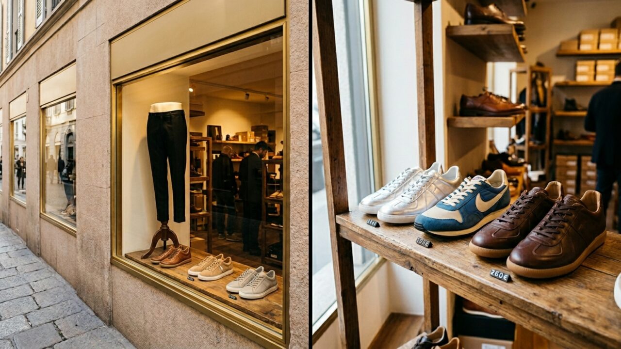 Tênis brancos estão fora de moda: a tendência que está ganhando força em Paris e Milão em 2026